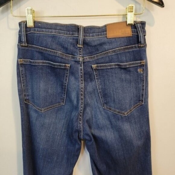 Madewell | Tall 10" High Rise Skinny Jeans in Danny Wash TALL - Picture 7 of 11